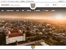 Tablet Screenshot of holesov.cz